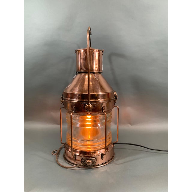 Meteorite Copper Ships Lantern For Sale - Image 4 of 8