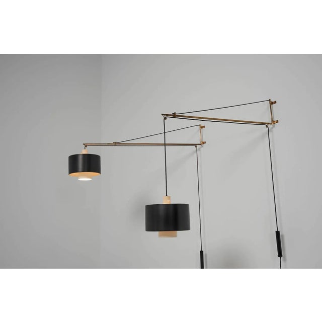 Italian Model 2061 Wall Lamp by Gaetano Sciolari for Stilnovo, 1954 For Sale - Image 9 of 16