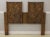 Wood Lane MidCentury Modern Brutalist Queen or Full Bed Headboard For Sale - Image 7 of 7