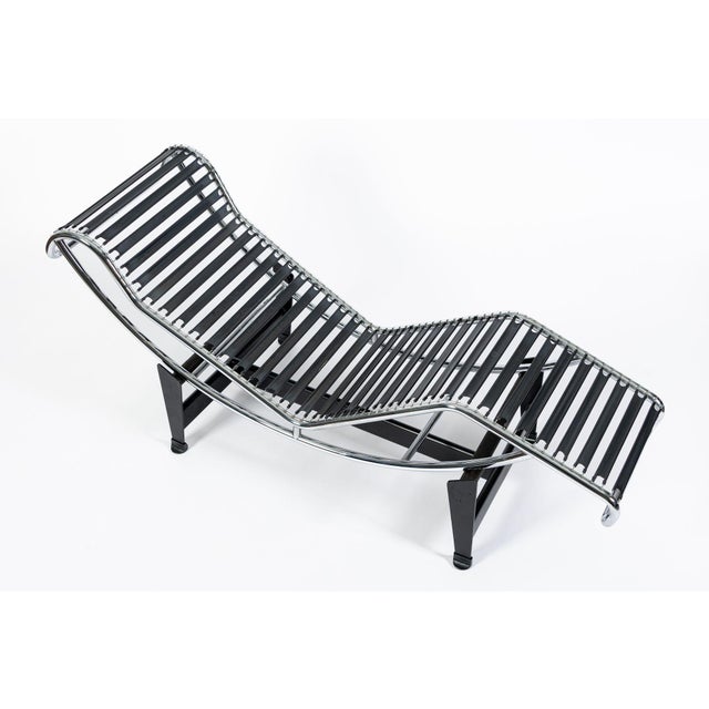 Vintage Cassina Lc4 Cowhide Leather Chaise Lounge Chair by Le Corbusier 1960s For Sale - Image 11 of 16