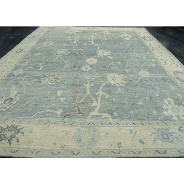 Turkish Oushak Rug 12'3" x 15'7" #18590 Explore a curated collection of hallway runners, wool rugs, and handmade...