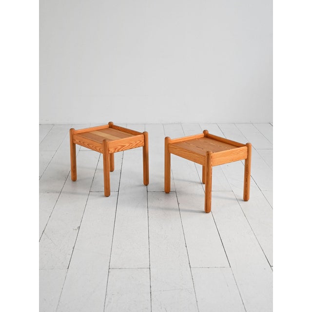 Scandinavian Pine Coffee Tables, 1970s, Set of 2 For Sale - Image 3 of 10