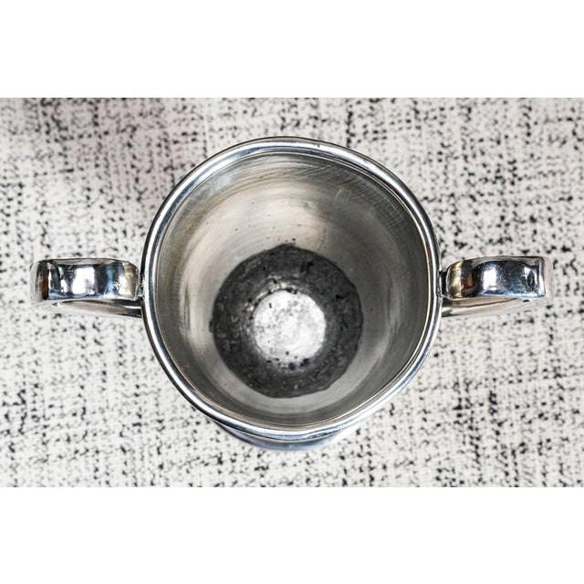 Silver Neat Antique Silverplate Double Arm Trophy Cup "Best Frill" For Sale - Image 8 of 10