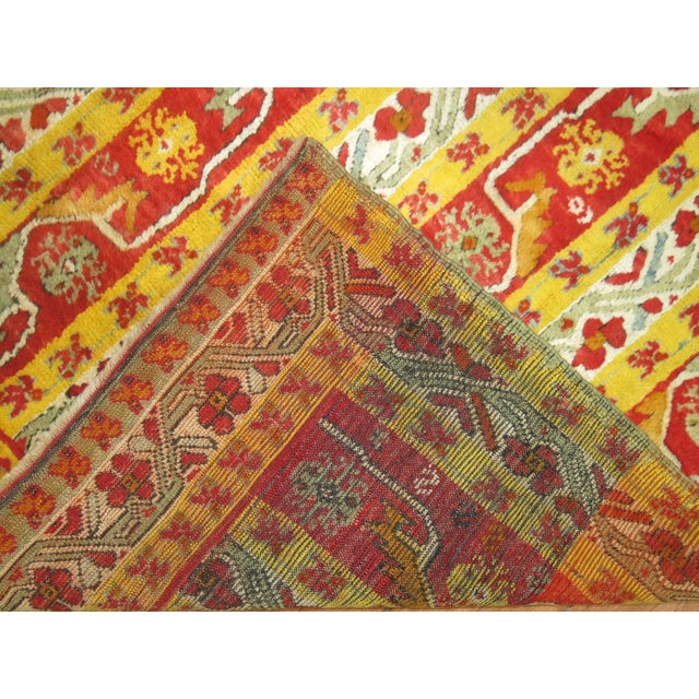 Early 21st Century Antique Turkish Melas Rug For Sale - Image 5 of 6