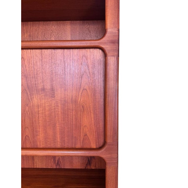 Mid-Century Modern Danish Teak Cabinet with Tambour Doors from Dyrlund, 1974 For Sale - Image 9 of 11