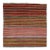 Mid 20th Century Square Striped Vintage Kilim Rug For Sale