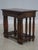 Jacobean Guy Chaddock Jacobean Distressed Oak Nesting Tables For Sale - Image 3 of 17