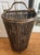 1960s 20th Century Cool Retro MCM bamboo decor basket 26" tall For Sale - Image 5 of 18