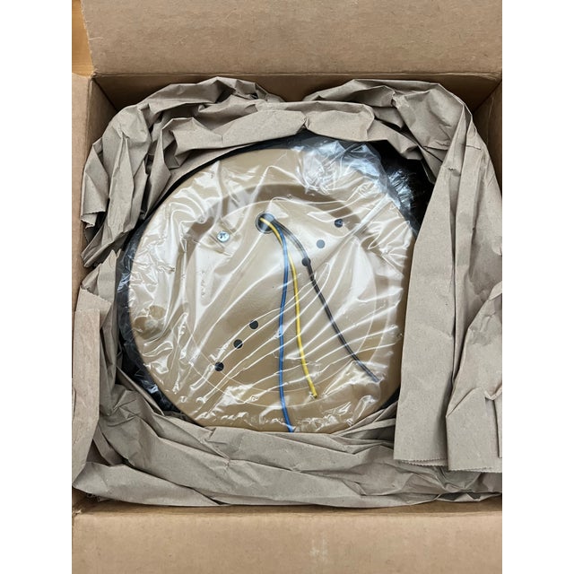 Mid-Century Modern German Glass Flush Mounts by Wila Leuchten, 1970s, Set of 2 For Sale - Image 14 of 15