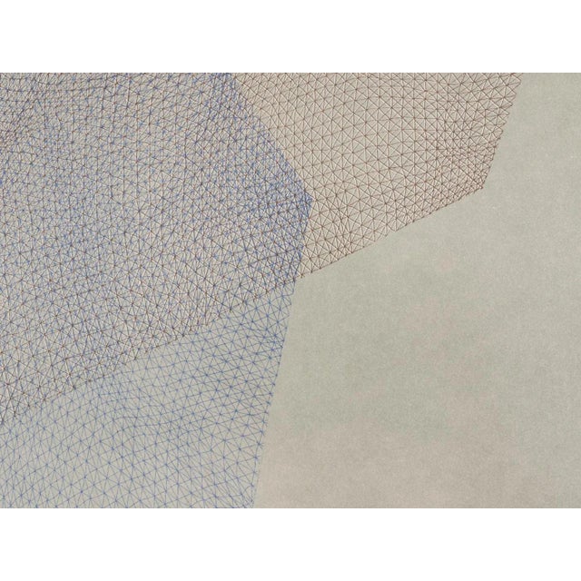 1990s Geometric Studies, Print on Paper, Framed, Set of 2 For Sale - Image 5 of 18