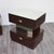 Macassar Ebony Cubic Design Nightstands, 1980s, Set of 2 For Sale - Image 9 of 18