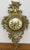 Vintage French style Wall Clock in Brass For Sale - Image 12 of 12