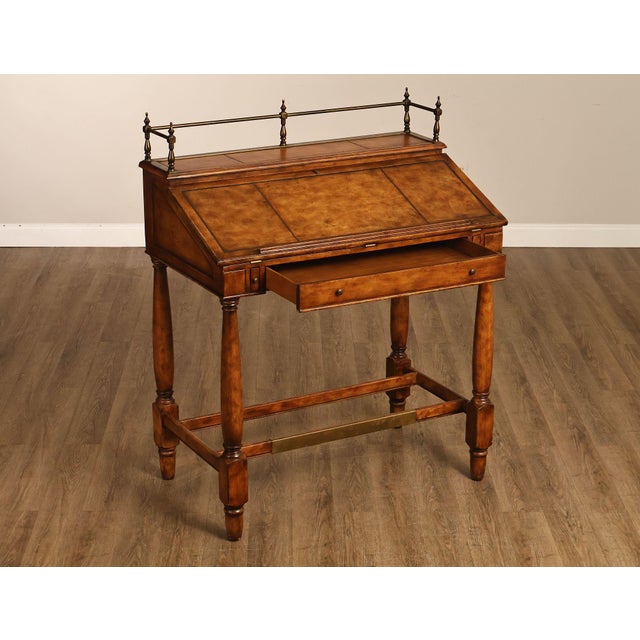 Brown Thomasville Ernest Hemingway Collection Drop Front Writing Desk For Sale - Image 8 of 18