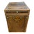 Copper Vintage Campaign Luggage Trunk Leather Side Table For Sale - Image 8 of 18