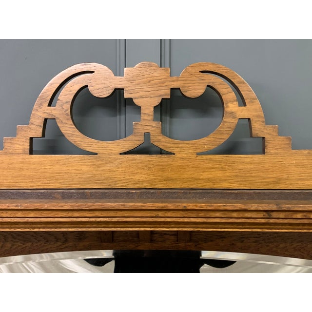 Brown Arts & Crafts Oak Sideboard, 1900s For Sale - Image 8 of 18