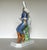 Ceramic Herend Hand-Painted Porcelain Hungarian Dancers Figurine – Romantic Folk Couple For Sale - Image 7 of 10