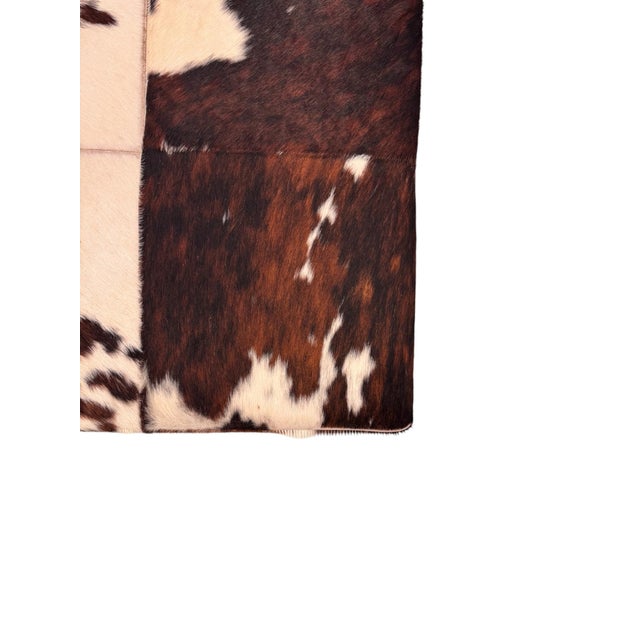 Cowhide Ponyhair Ottoman from Natuzzi, Italy, 1970 For Sale - Image 6 of 7