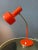 Mid-Century Modern Desk Lamp in Orange from Hustadt Leuchten For Sale - Image 6 of 11
