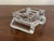 William Yeoward 1990s William Yeoward June Crystal Salt Cellar With Wooden Spoon For Sale - Image 4 of 15