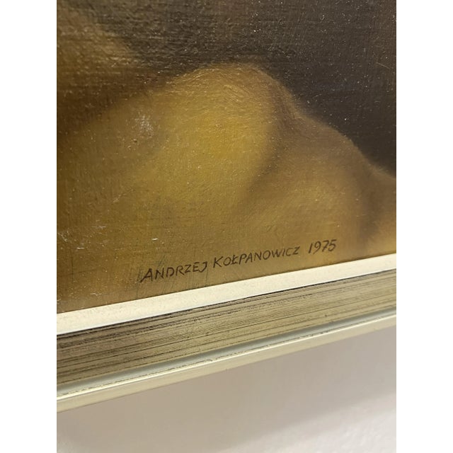 Andrzej Kolpanowicz, The Forgotten Writing of the Night, 1975, Oil on Canvas For Sale - Image 9 of 12