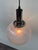 Vintage Industrial Italian Pendant Light in Pulegoso Glass Sphere, 1960s For Sale - Image 4 of 16