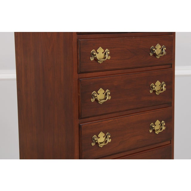 Henkel Harris Cherry 7 Drawer Lingerie Chest For Sale - Image 10 of 16