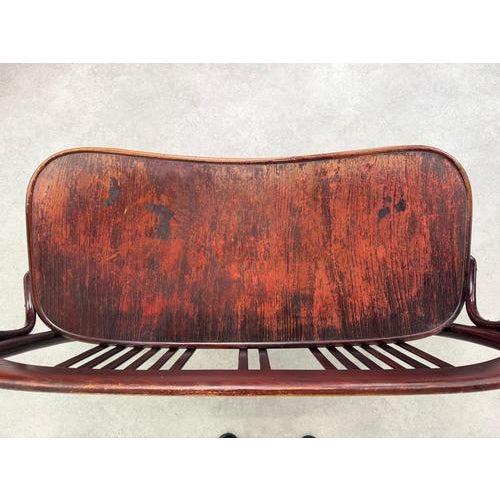 19th Century Art Nouveau Viennese Bentwood Seating Suite from Gebrüder Thonet, 1890s, Set of 3 For Sale - Image 5 of 18