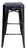 Vintage Industrial H75 Stackable Bar Stool in Black by Xavier Pauchard for Tolix, 1950s For Sale