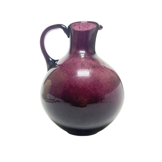 Vintage Polish Jug by Zbigniew Horbowy for Sudety Glassworks, 1970s, in Worn conditions. Designed 1970 to 1979 I have...
