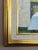 Cream Mid-Century Modern 'Room With a View' Vintage Swedish Original Interior Oil Painting, Framed For Sale - Image 8 of 14