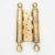 "Gem ring hinges." Extremely heavy duty solid brass church door hinges from a 1873 United Methodist church in Hudson, NY....