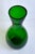 Vintage Green Art Glass Vase For Sale - Image 4 of 9