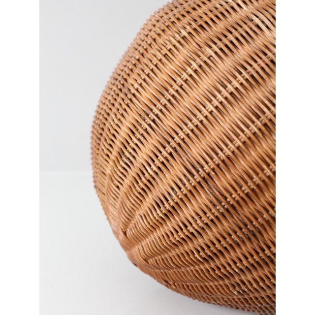 Vintage Wicker Orb Sculpture For Sale - Image 6 of 15