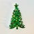 Mid-Century Modern Mid-Century Boho Chic Americana Green Decorated Christmas Tree Brooch. For Sale - Image 3 of 6