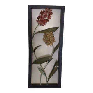 Hand Crafted Metal Hydrangea Wall Art For Sale