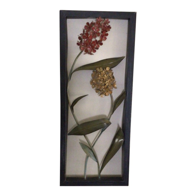Hand Crafted Metal Hydrangea Wall Art For Sale