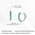 VRJewels Round Cut Emerald & Diamond Transitional Hoop Earrings in 18k Gold- A Pair For Sale - Image 13 of 17