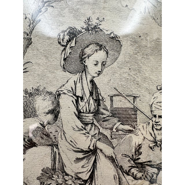 Mid 18th Century Antique French Engraving After Francois Boucher Huquier Framed For Sale - Image 5 of 15