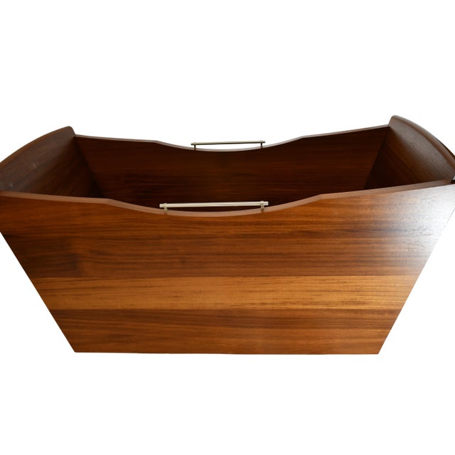 Contemporary Hand Crafted Mahogany Bathtub For Sale - Image 3 of 5