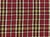 53" wide water and stain resistant reversible woven tartan plaid upholstery drapery fabric in red, green, and beige. Price...