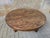Brown Large Mid-Century Round Oak Coffee Table, 1970s For Sale - Image 8 of 16