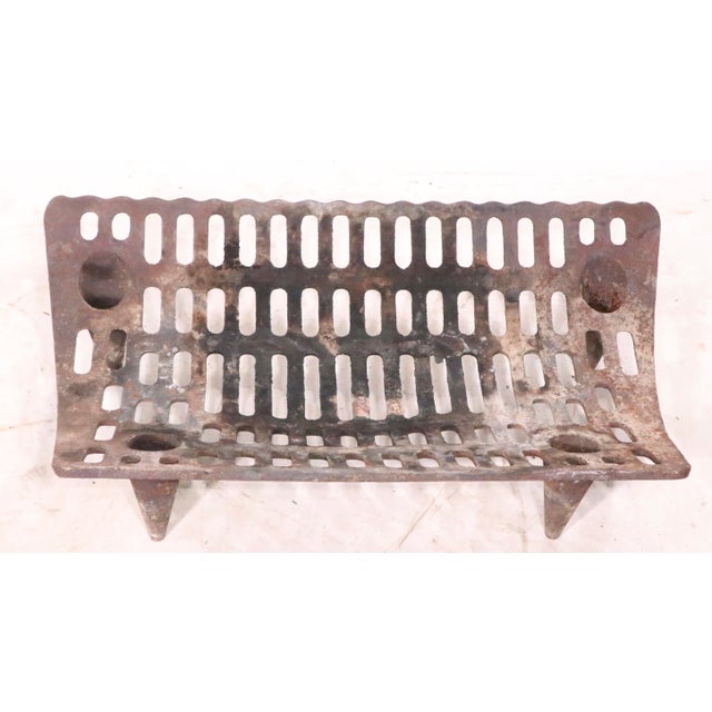 Metal Mid 20th Century Fireplace Grate Log Holder For Sale - Image 7 of 12