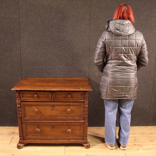 Wood Antique 18th Century Genoese Bambocci Dresser, 1770s For Sale - Image 7 of 13