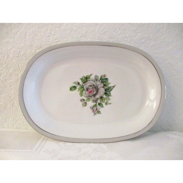 Lovely mid-century Jyuto porcelain tea set consisting of eight cups, (4.75"L x 4"Dia x 2.5"H) eight saucers, (5.75"Dia x...