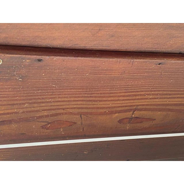 Art Nouveau Wood Wall Mirror with Facet Cut, Austria, 1900s For Sale - Image 6 of 18