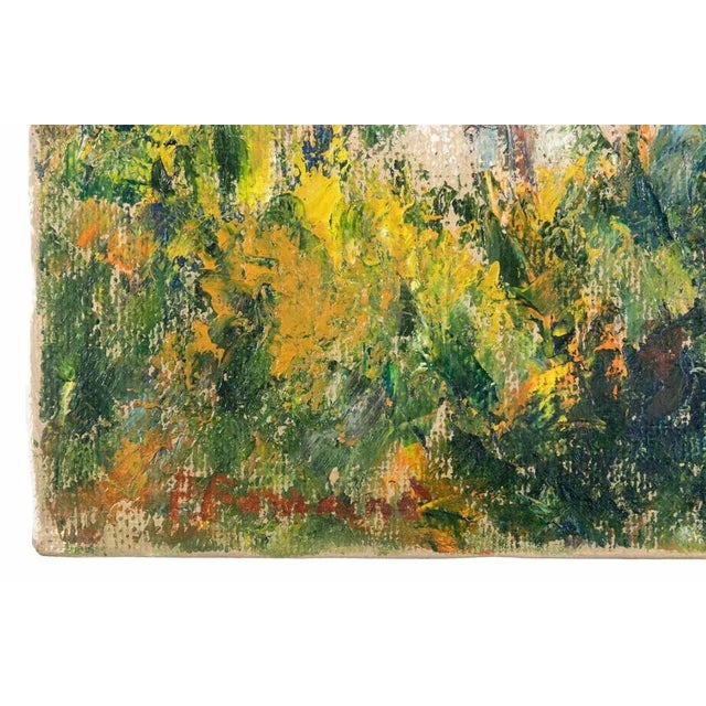 Contemporary Pino Romanò, View of Scilla, Oil Painting, 1990s For Sale - Image 3 of 5