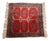 Hand-Knotted Square Oriental Decorative Rug with Red Colors For Sale