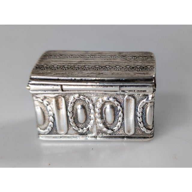 18th Century Continental European German Silver Box, Augsburg or Hanau For Sale - Image 4 of 11