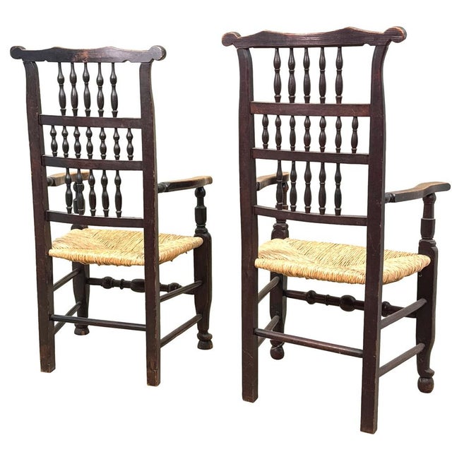 Georgian Spindleback Kitchen Dining Chairs, 1820, Set of 8 For Sale - Image 12 of 18