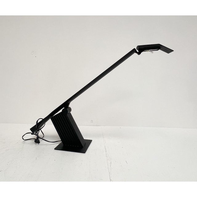 Black Black Condor Desk Lamp by Hans Von Klier for Bilumen, 1980s For Sale - Image 8 of 10